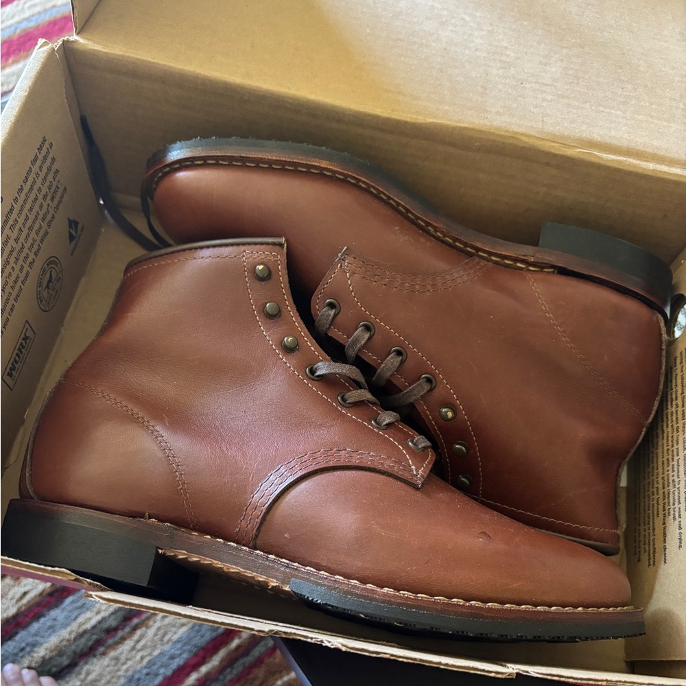 Red Wing Shoes Men's Brown Leather Boots